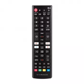 Vivanco VVREMOTELGK universele afstandsbediening voor LG televisies - zwart
