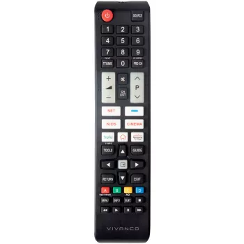 Vivanco VVREMOTESAM universele afstandsbediening voor Samsung tv's, zwart