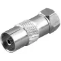Vivanco adapter F-stekker naar coaxiale aansluiting (VVSATCOAXSATMF)