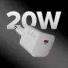 SBS 20W USB-C PD wandlader - wit
