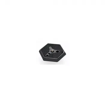 Manfrotto 030-14 zeshoekige snelwisselplaat voor RC0-systeem, aluminium, zwart