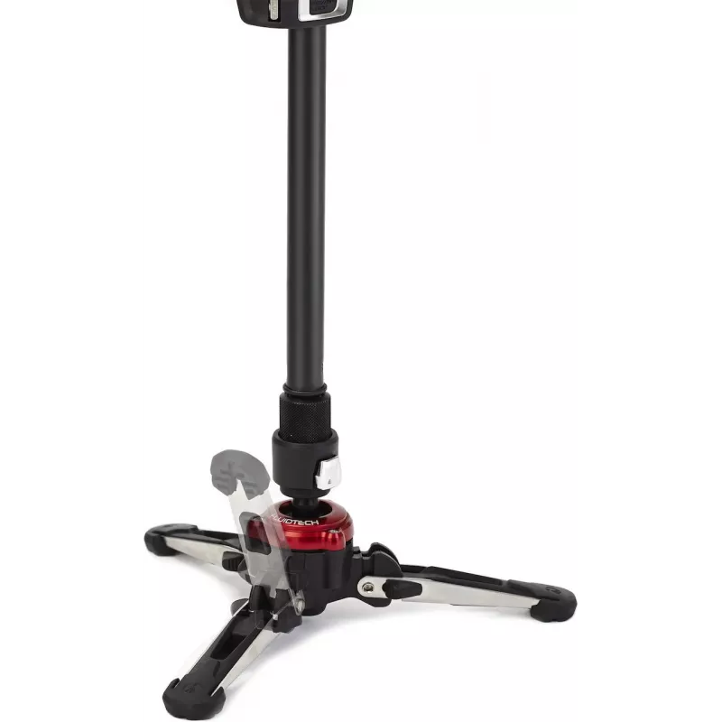 Manfrotto MVMXPROBASE fluid statiefvoet met FLUIDTECH 3D-beweging voor XPRO-statieven, zwart