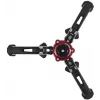 Manfrotto MVMXPROBASE fluid statiefvoet met FLUIDTECH 3D-beweging voor XPRO-statieven, zwart