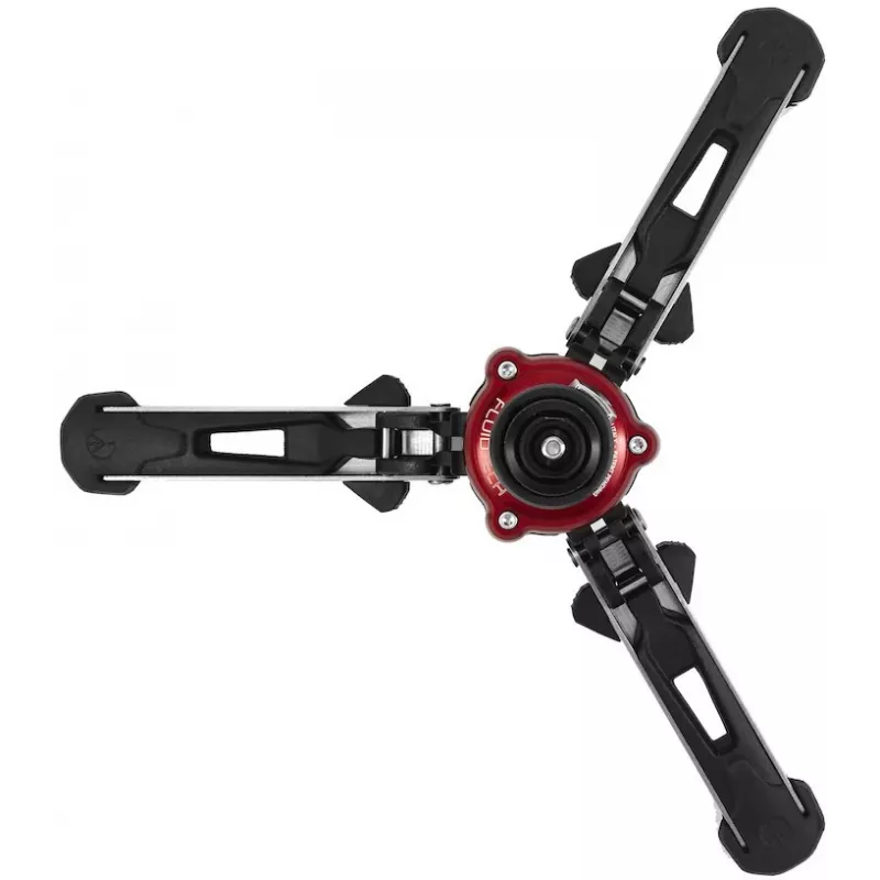 Manfrotto MVMXPROBASE fluid statiefvoet met FLUIDTECH 3D-beweging voor XPRO-statieven, zwart