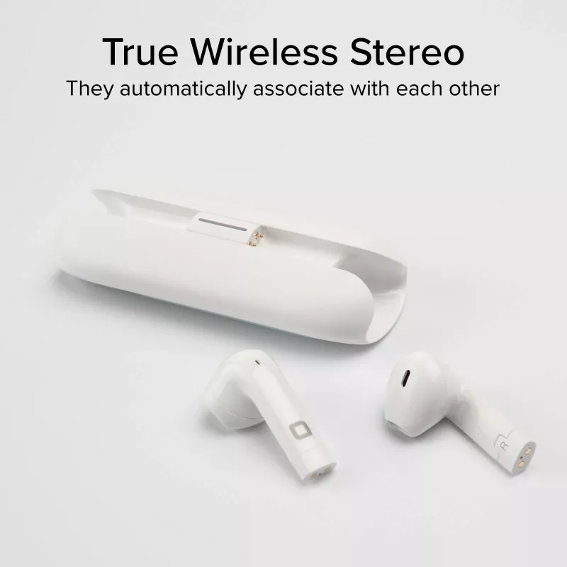 SBS Nu Blade True Wireless-oortjes (TWS), wit (TEEARTWSBLADEBTW)
