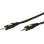 Vivanco audiokabel 3,5 mm naar 3,5 mm 0,75 m (VVAJACK07MMK)