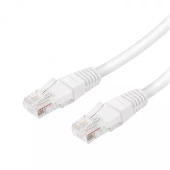 Vivanco VVITLAN5E2000W Cat5e UTP netwerk-patchkabel 20m wit