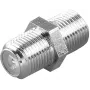 Vivanco dubbele F-aansluiting, 2 stuks (VVSATADAPTMMF)