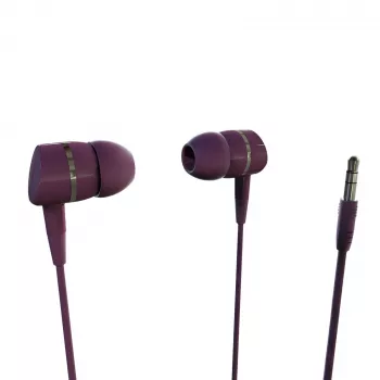 Vivanco VVEARSOLIDSOUNDR Bedrade in-ear-koptelefoon met 3,5-mm-jackplug, rood