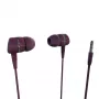 Vivanco VVEARSOLIDSOUNDR Bedrade in-ear-koptelefoon met 3,5-mm-jackplug, rood