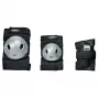 SPOKEY Roces Extra Three Pack skate-pads zwart-grijs maat L