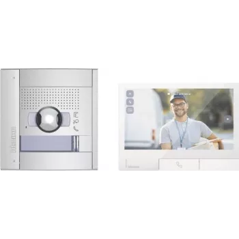 LEGRAND Bticino 363532 Flex'ONE video-deurintercomset met Sfera deurstation (1 & 2 belknoppen), 1-voudig