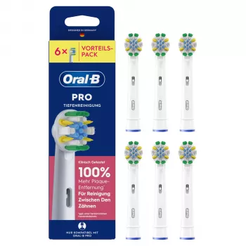Oral-B Pro Deep Clean vervangende opzetborstels, 6-pack