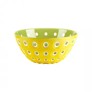 Guzzini Le Murrine serveerschaal 25 cm saffraangeel/wit/watergroen