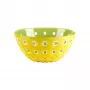 Guzzini Le Murrine serveerschaal 25 cm saffraangeel/wit/watergroen