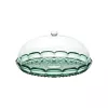 Guzzini Vanity taartbordenset met stolp Matcha Green