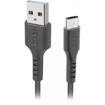 SBS USB-naar-microUSB-kabel 1 m, zwart (LTHL200)