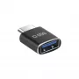 SBS USB-C naar USB-A adapter, USB 3.0, 5Gbps, OTG, 3A laden, aluminium, zwart