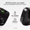 SBS TECARFM2USB Bluetooth FM-transmitter met handsfree functie en dual-USB oplaadfunctie
