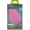 SBS TTBB10000FASTP Powerbank 10000mAh, roze