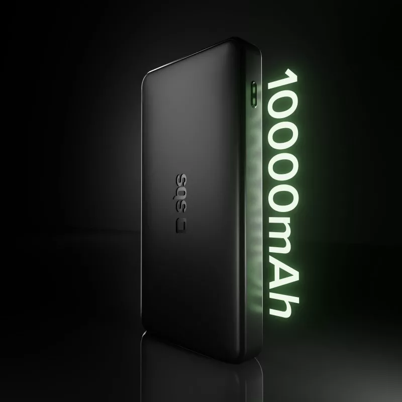 SBS TTBB10000FASTPD20K 10000mAh Power Delivery 20W powerbank zwart