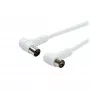 Vivanco antenne-aansluitkabel, SAT, 3 m, wit