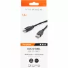 USB-A-naar-USB-B-kabel Vivanco 1,8 m (VVIT31USBAB18MMK)
