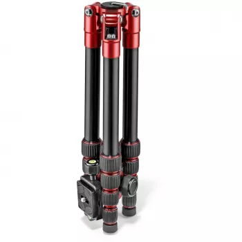 Manfrotto Element Traveller 5-secties aluminium statief met kogelkop, rood