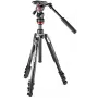 Manfrotto BEFREE Live Lever Carbon Fiber video statief-kit met fluidkop
