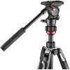 Manfrotto BEFREE Live Lever Carbon Fiber video statief-kit met fluidkop