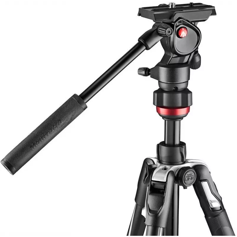 Manfrotto BEFREE Live Lever Carbon Fiber video statief-kit met fluidkop