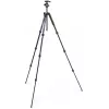 Manfrotto MKELMII4BL-BH Element MII 4-section aluminium statief met balhoofd, blauw