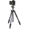 Manfrotto MKELMII4BL-BH Element MII 4-section aluminium statief met balhoofd, blauw