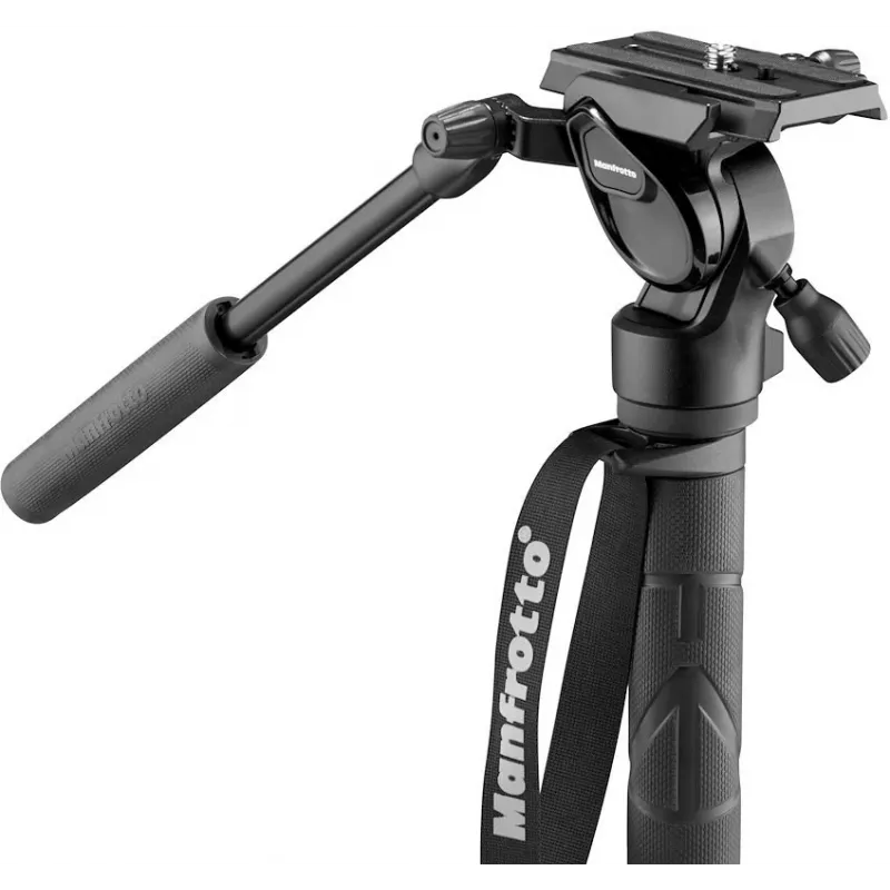 Manfrotto Element MII Videomonopod met 400 Series vloeistofkop, aluminium (MVMELMIIA4LIVE)