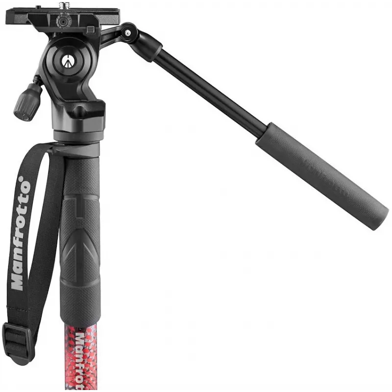 Manfrotto Element MII Videomonopod met 400 Series vloeistofkop, aluminium (MVMELMIIA4LIVE)