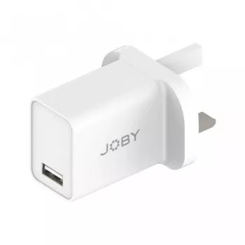 USB-A-wandoplader, UK, Joby 12W (2,4A) (JB01804-BWW)