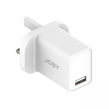 USB-A-wandoplader, UK, Joby 12W (2,4A) (JB01804-BWW)