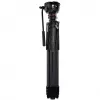 Manfrotto ONE koolstofvezel statiefset met 500X fluïdumkop (MKONEC-500X)
