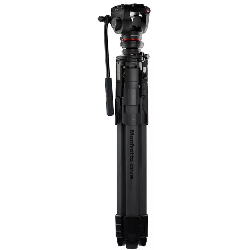 Manfrotto ONE koolstofvezel statiefset met 500X fluïdumkop (MKONEC-500X)