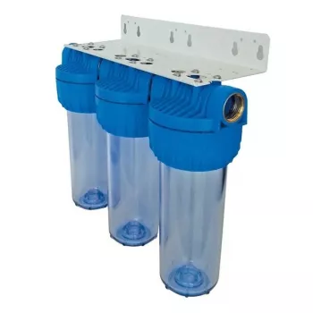 Senior Plus 3P BX waterfilter-behuizing 3/4 inch BSP transparante behuizing voor 9 3/4 inch filterpatronen