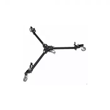 Manfrotto 181B opvouwbare auto-dolly met remmen, 25kg belasting, aluminium