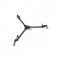 Manfrotto 181B opvouwbare auto-dolly met remmen, 25kg belasting, aluminium