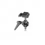Manfrotto 155RC tweezijdige statiefkop met snelkoppeling, 6 kg draagvermogen, 360° panorama, aluminium, zwart