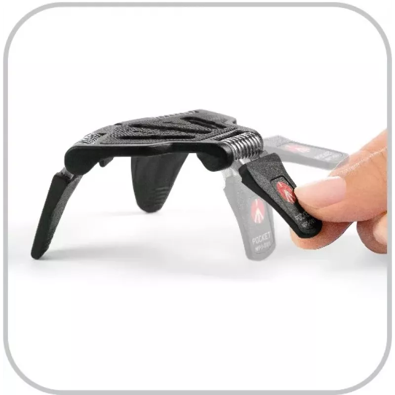 Manfrotto MP3-BK tafelstatief met geïntegreerde kogelkop, zwart