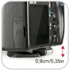 Manfrotto MP3-BK tafelstatief met geïntegreerde kogelkop, zwart