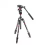 Manfrotto MVKBFRTC-LIVE carbon fibre video-statiefset met Befree Live vloeistofkop