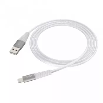 JOBY oplaad- en synchronisatiekabel Lightning, 1,2 m, wit (JB01812-BWW)