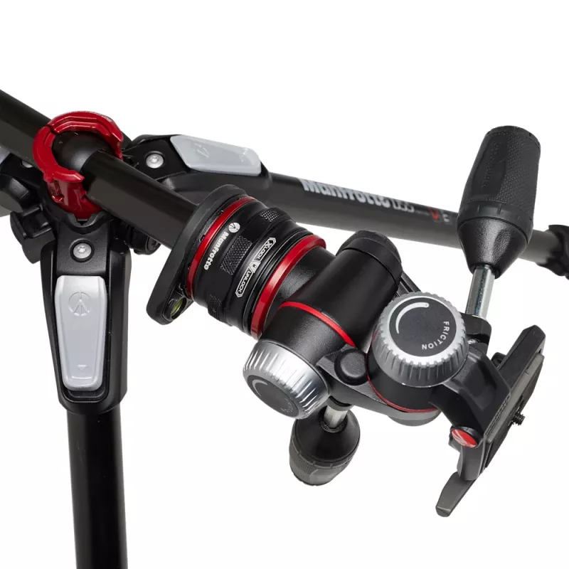 Manfrotto MK055CXPRO33WQR Carbonfiber Statief met 3 Beenabschnitten en XPRO 3-Weg Panhead