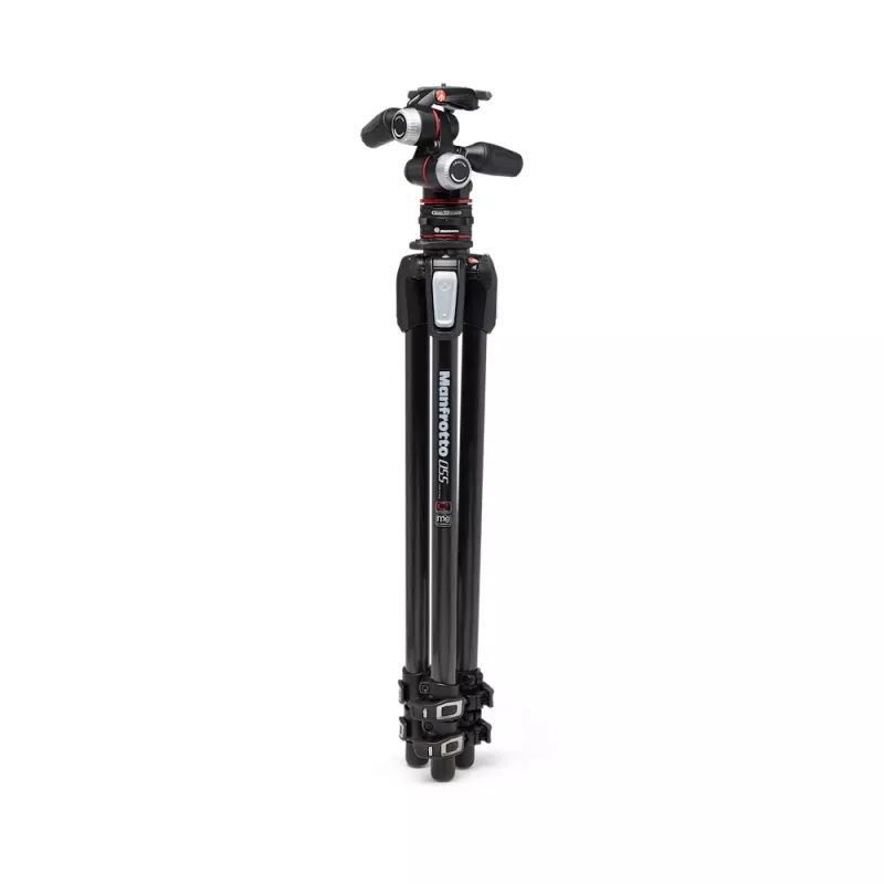 Manfrotto MK055CXPRO33WQR Carbonfiber Statief met 3 Beenabschnitten en XPRO 3-Weg Panhead