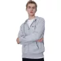 Heren Champion Full Zip Hoodie Grijs Melange 220260 EM021 M